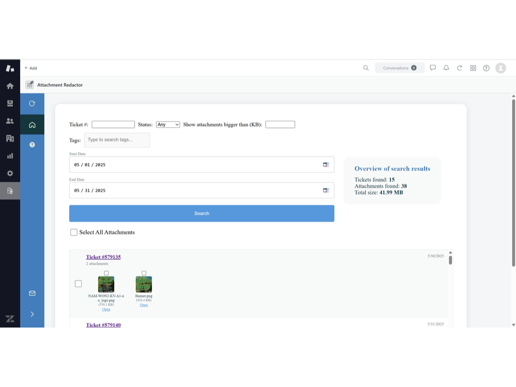 Preview image of app
